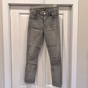 Size 28 Gray Stretch Velvet feel Goldsign Jeans